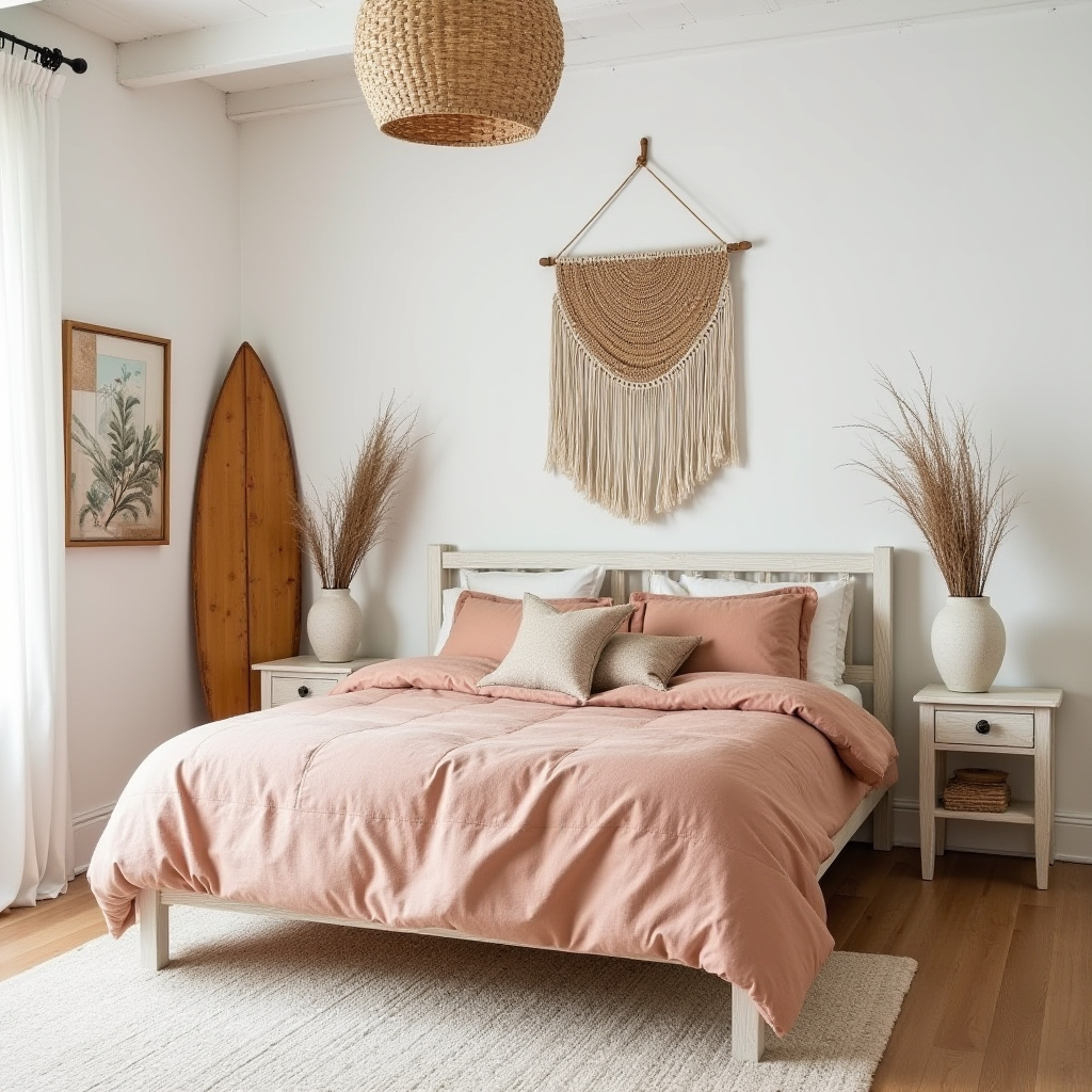 boho beach bedroom 34