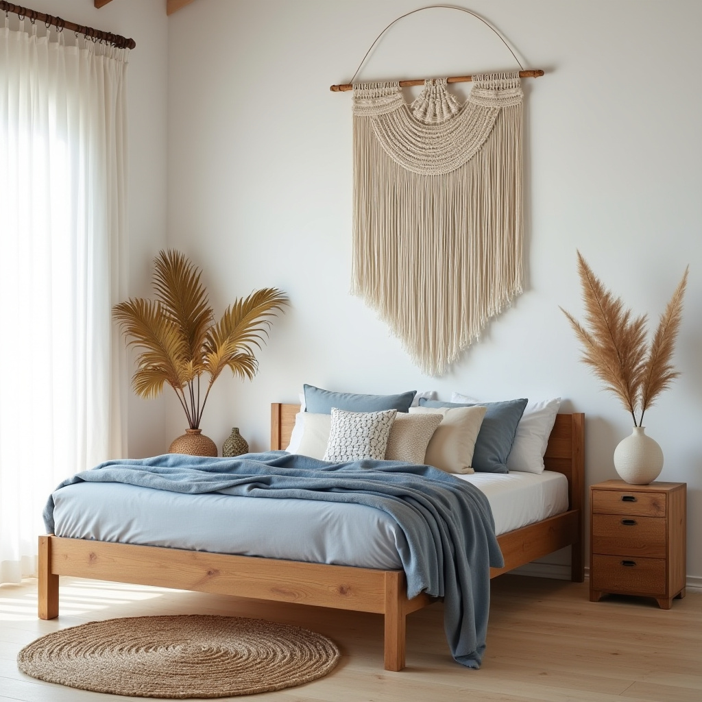 boho beach bedroom 36