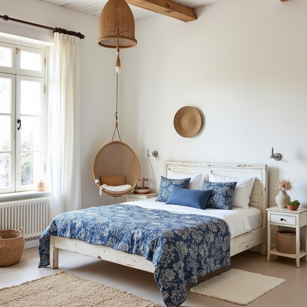 boho beach bedroom 37
