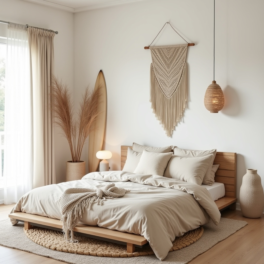 boho beach bedroom 9