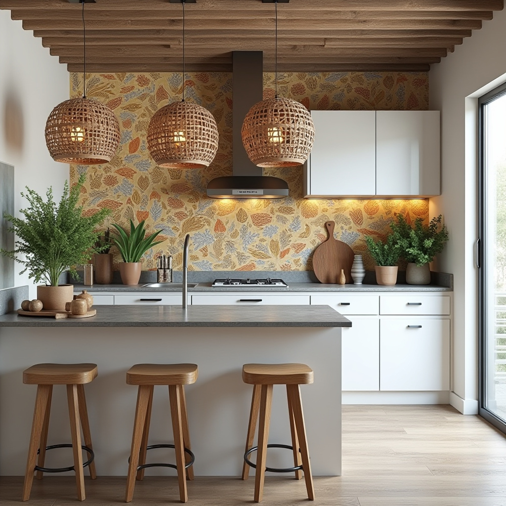 boho kitchen decor 14