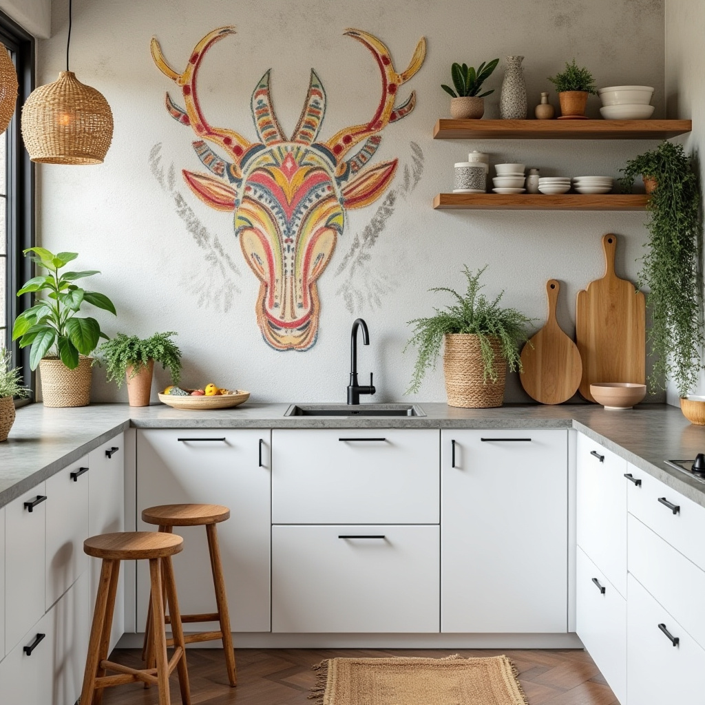 boho kitchen decor 26