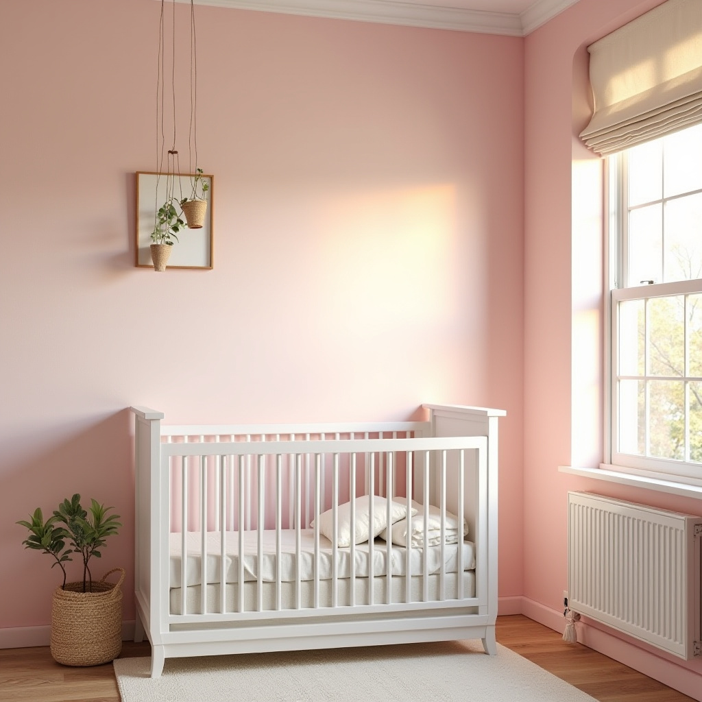 boho pink nursery 20