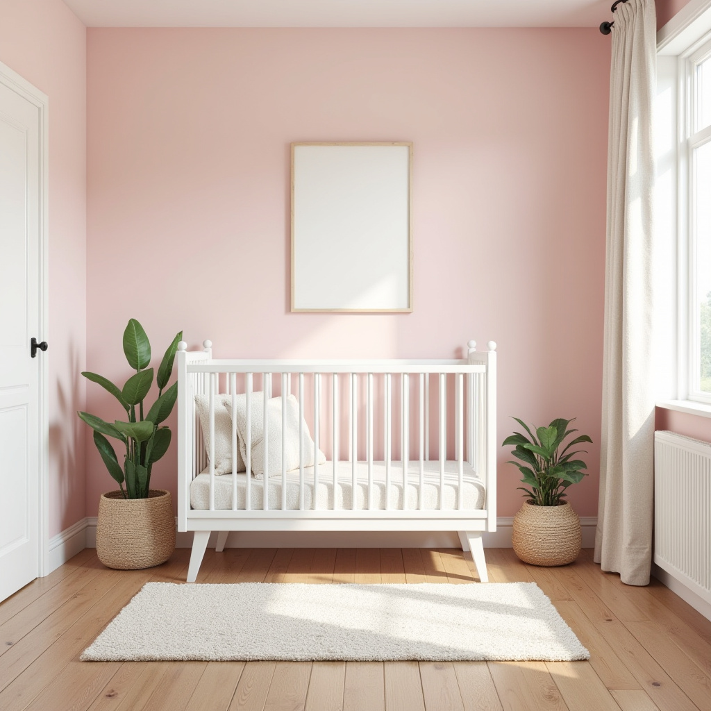 boho pink nursery 34
