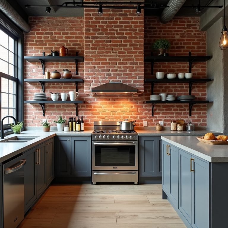 brick wall kitchen ideas 1