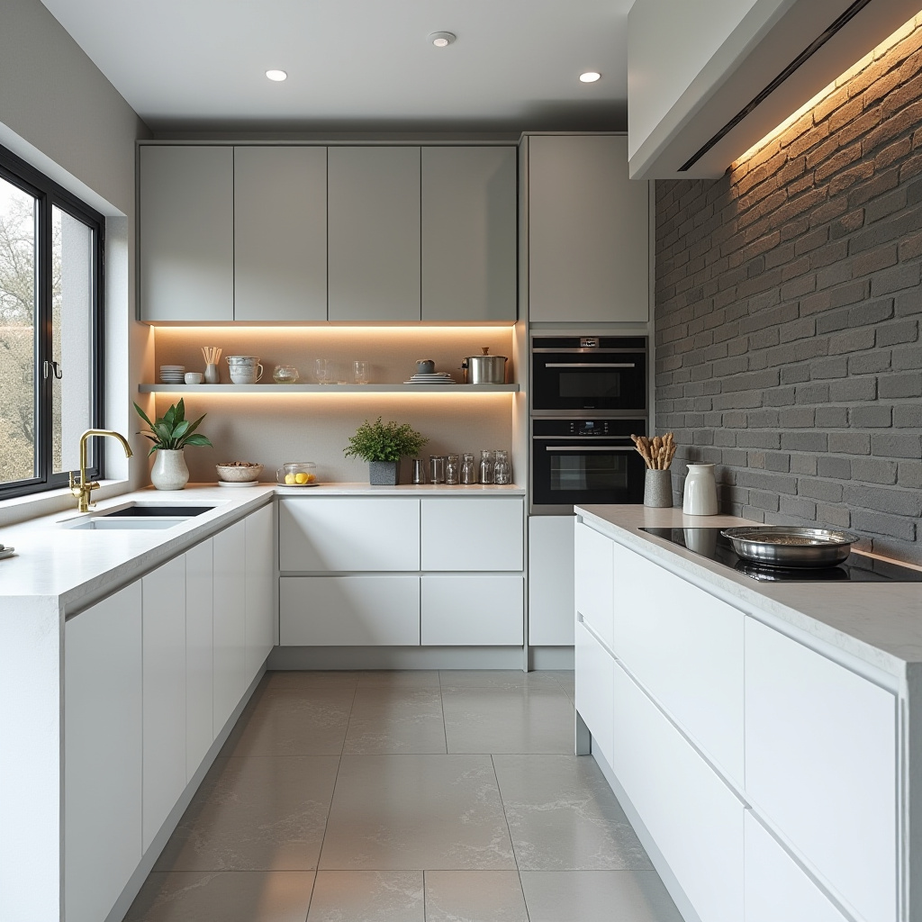 brick wall kitchen ideas 13