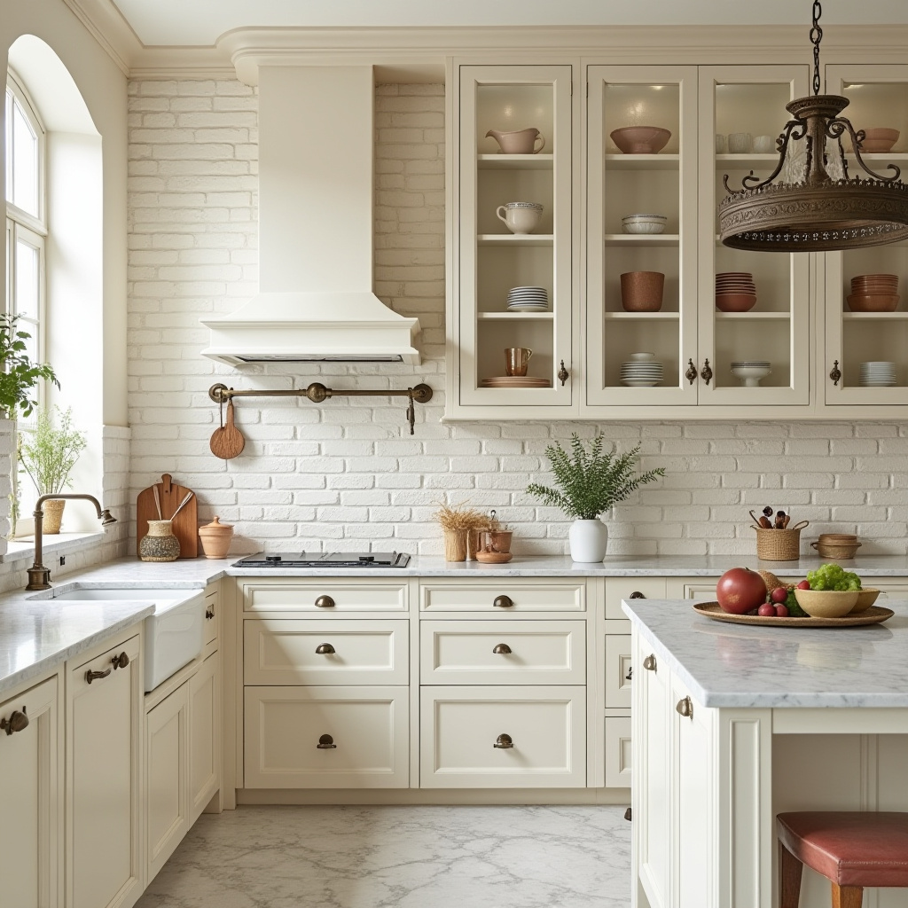 brick wall kitchen ideas 24