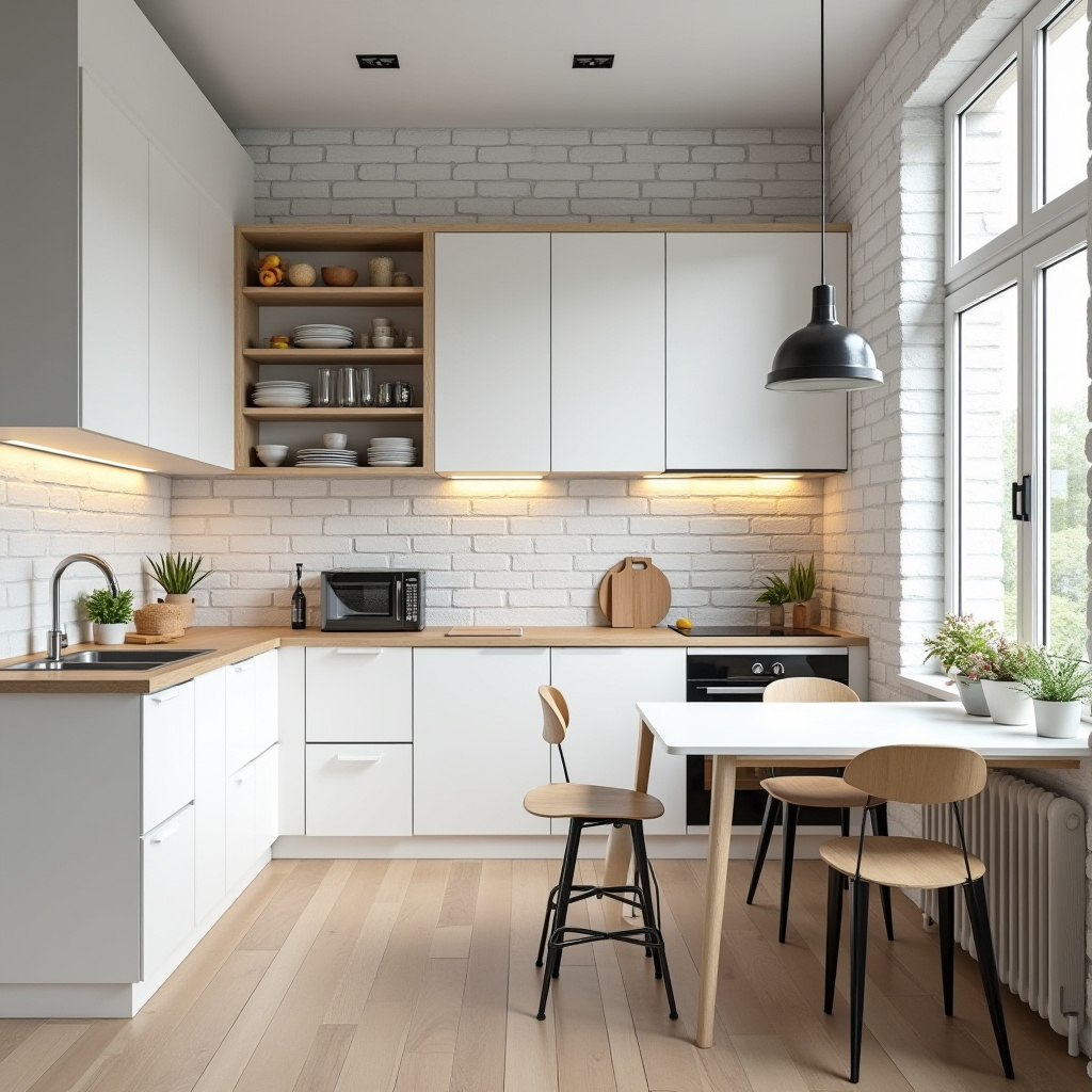 brick wall kitchen ideas 26