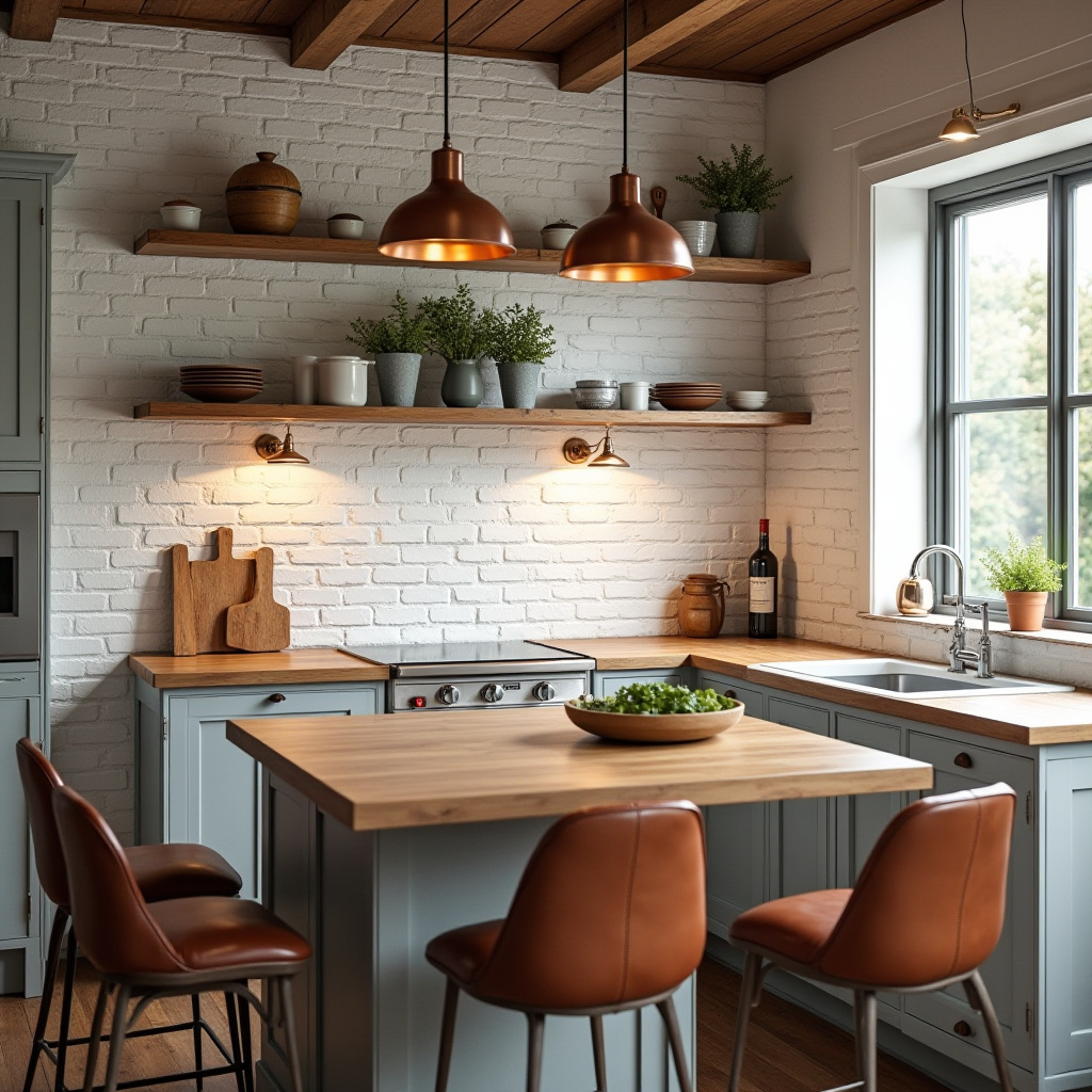 brick wall kitchen ideas 4