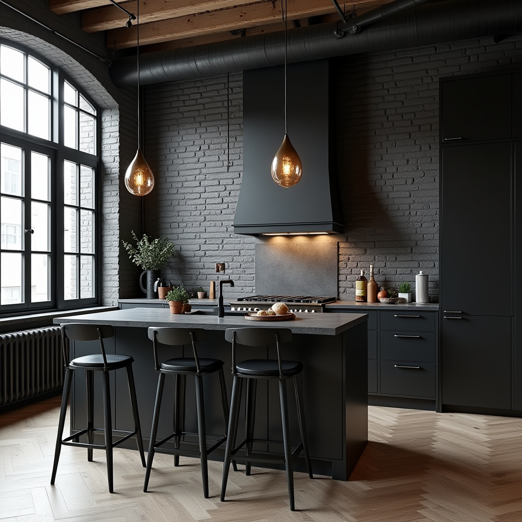 brick wall kitchen ideas 8