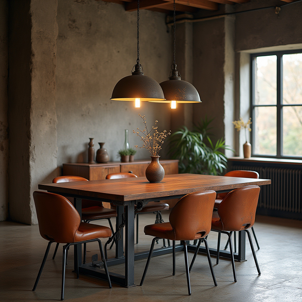 brown dining room 10