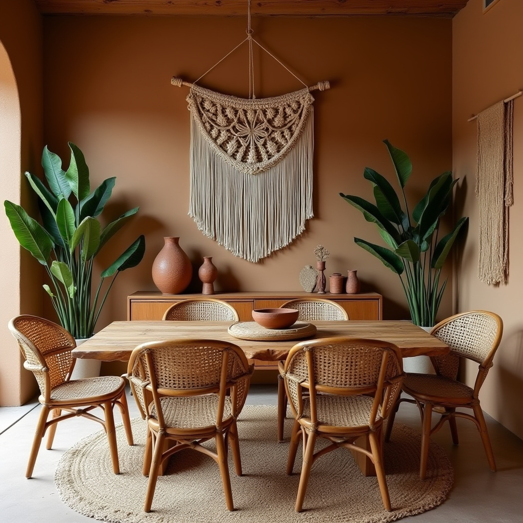 brown dining room 11