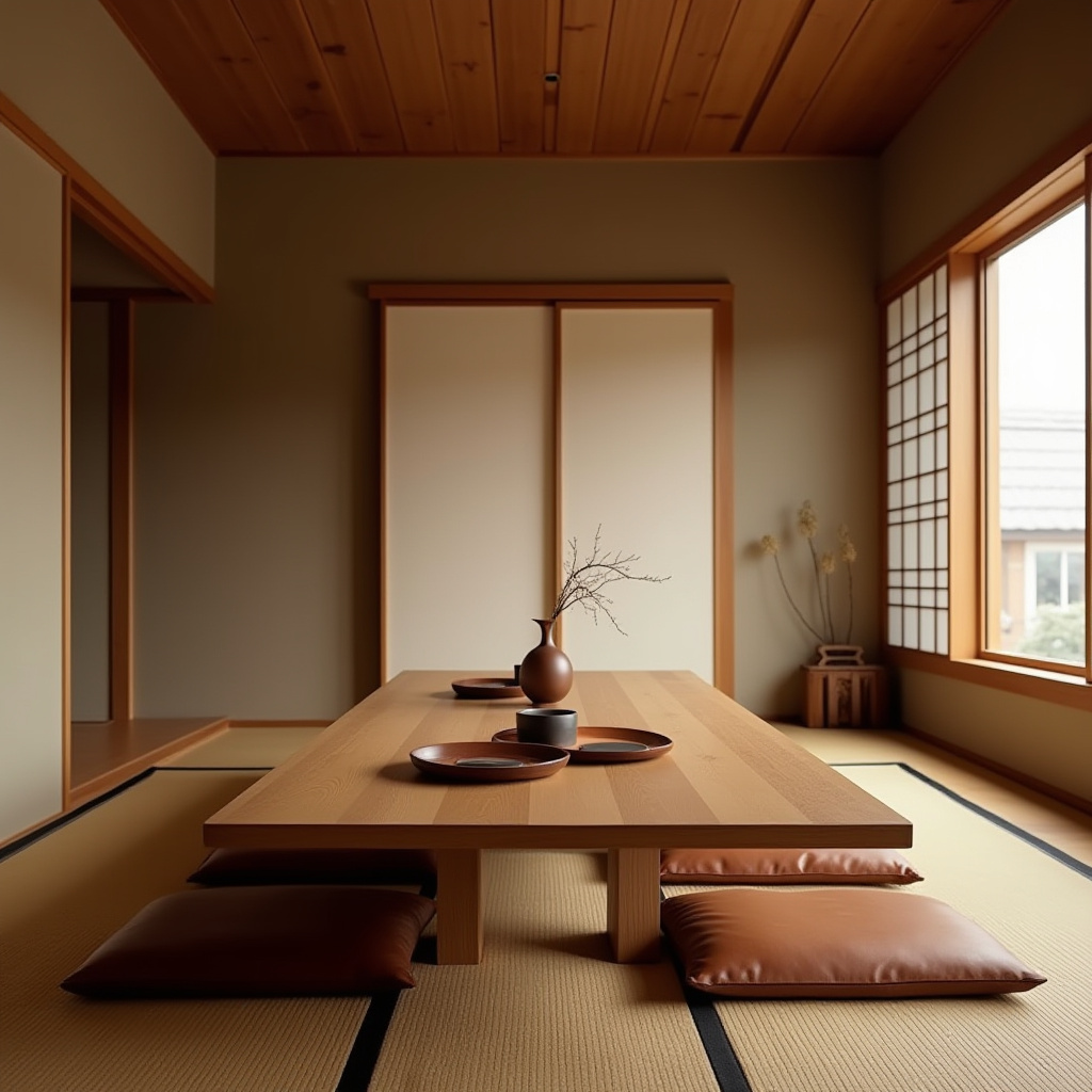 brown dining room 21