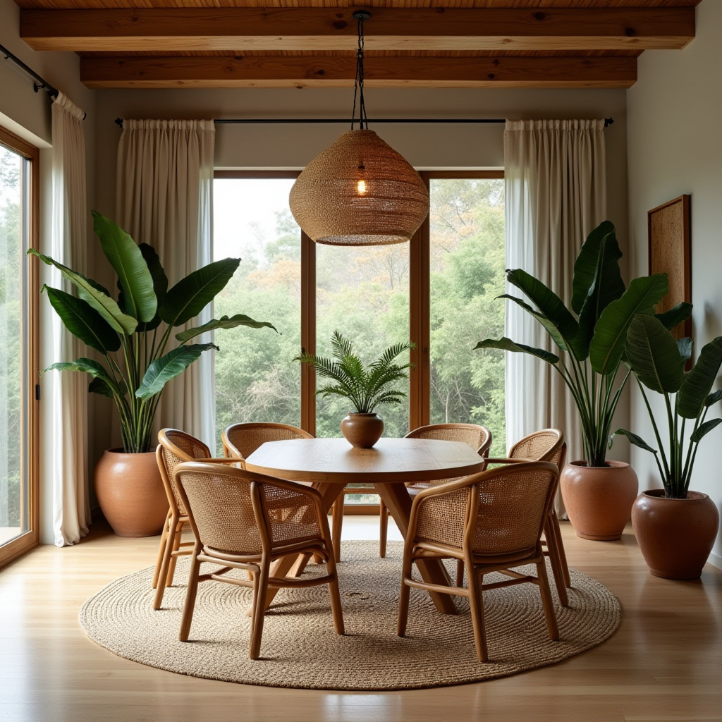 brown dining room 29