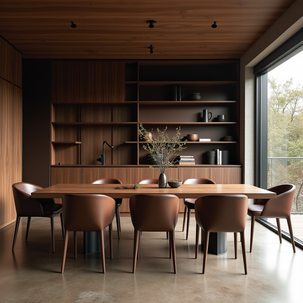 brown dining room 3
