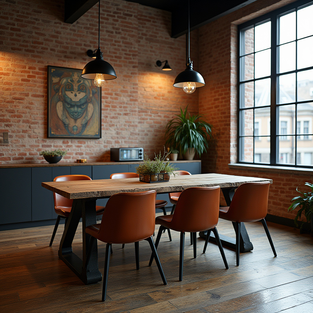 brown dining room 31