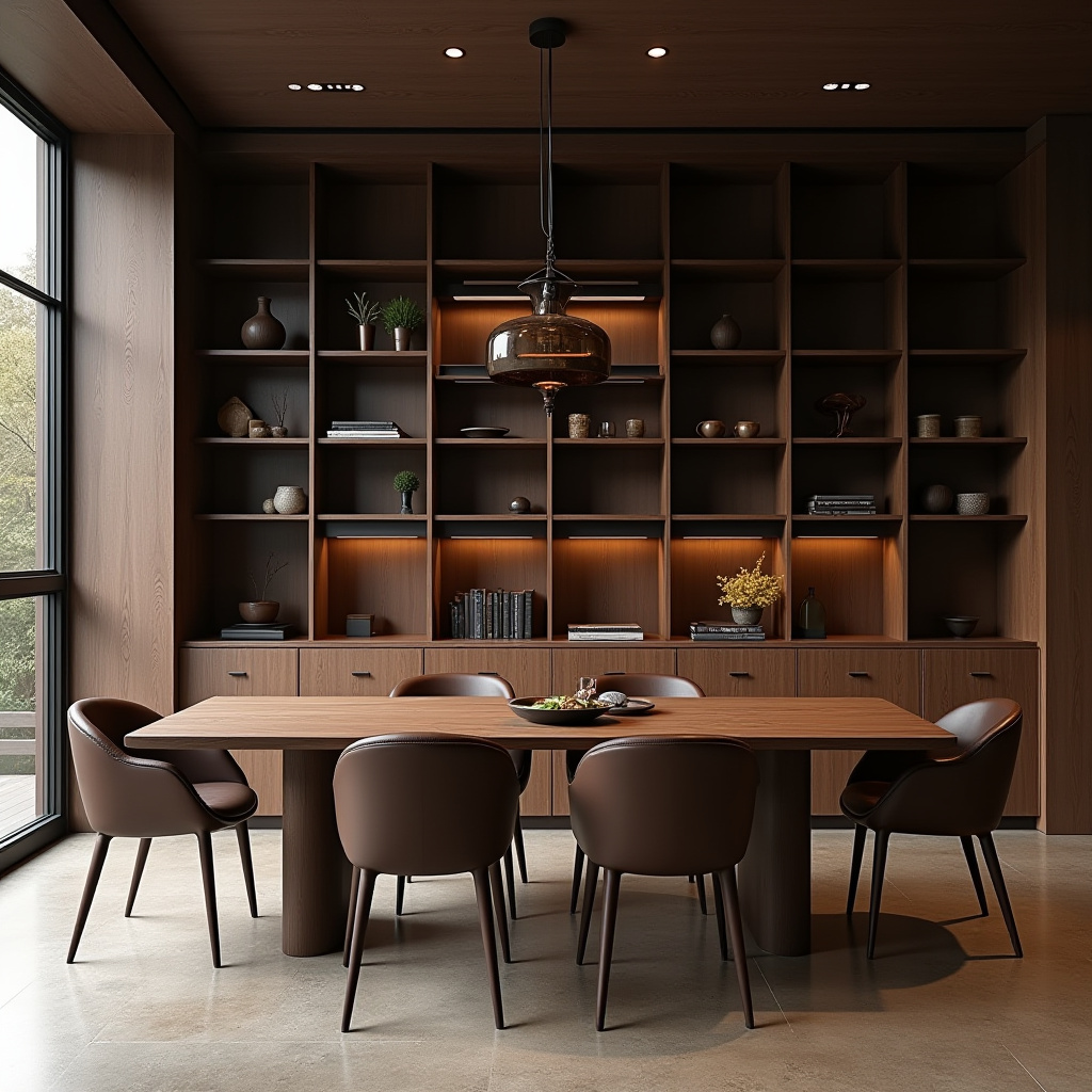 brown dining room 4