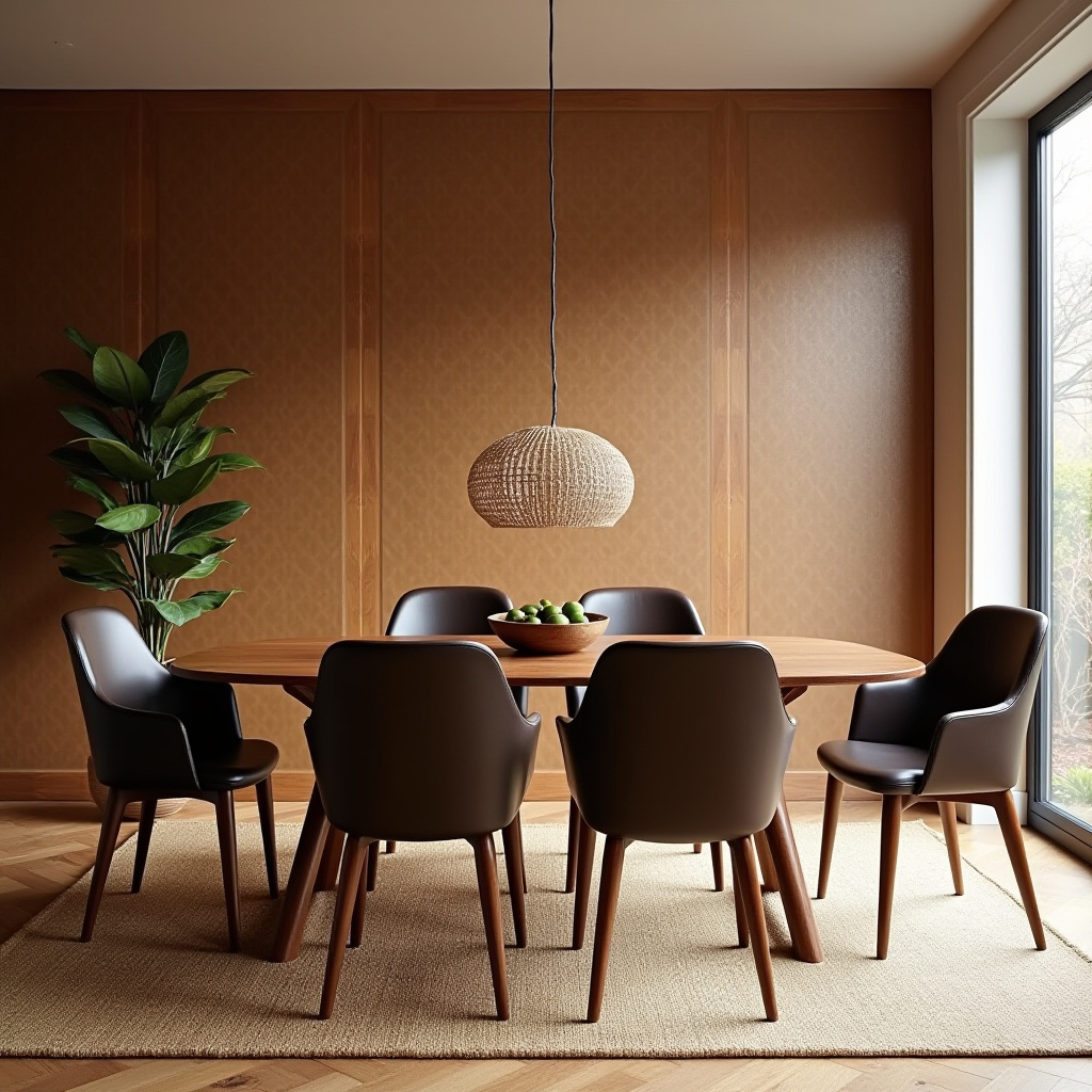 brown dining room 6