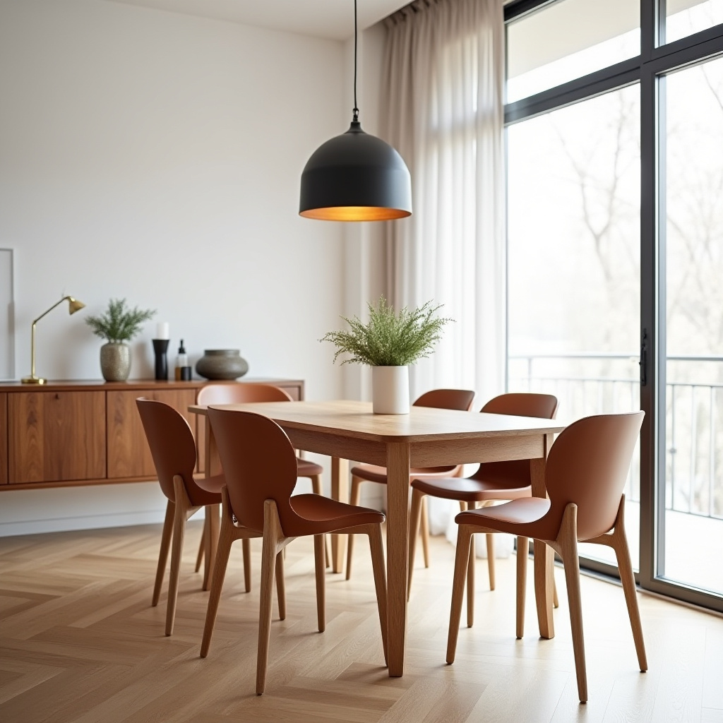 brown dining room 7