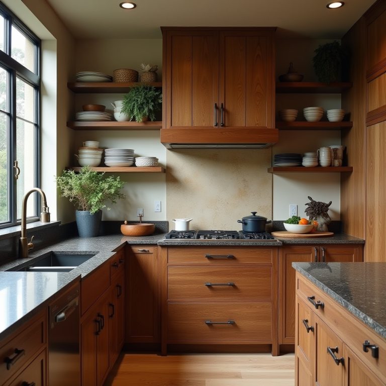 brown kitchen ideas 1