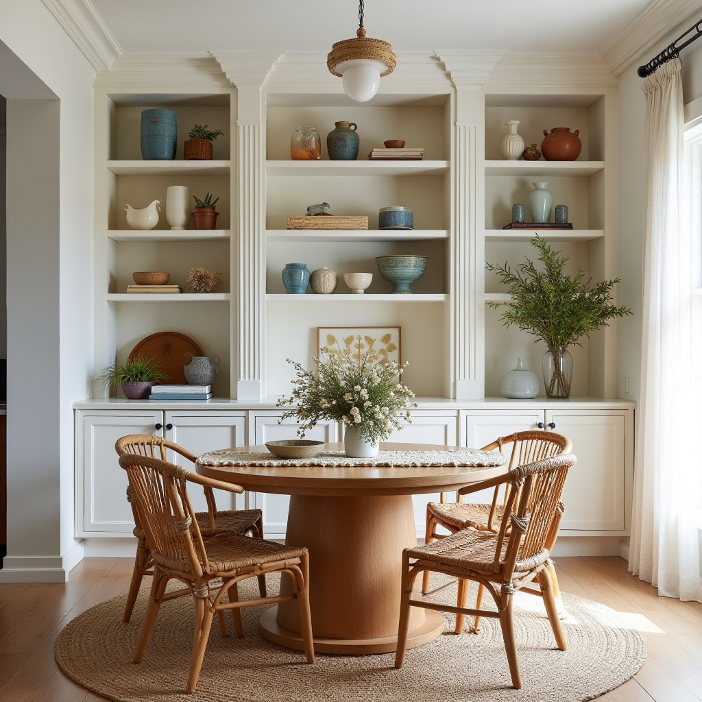 built in hutch dining room 15