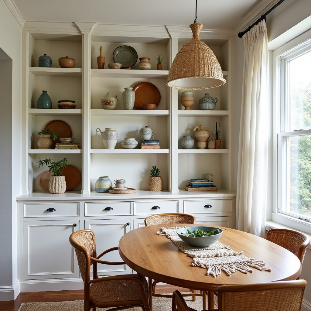 built in hutch dining room 16