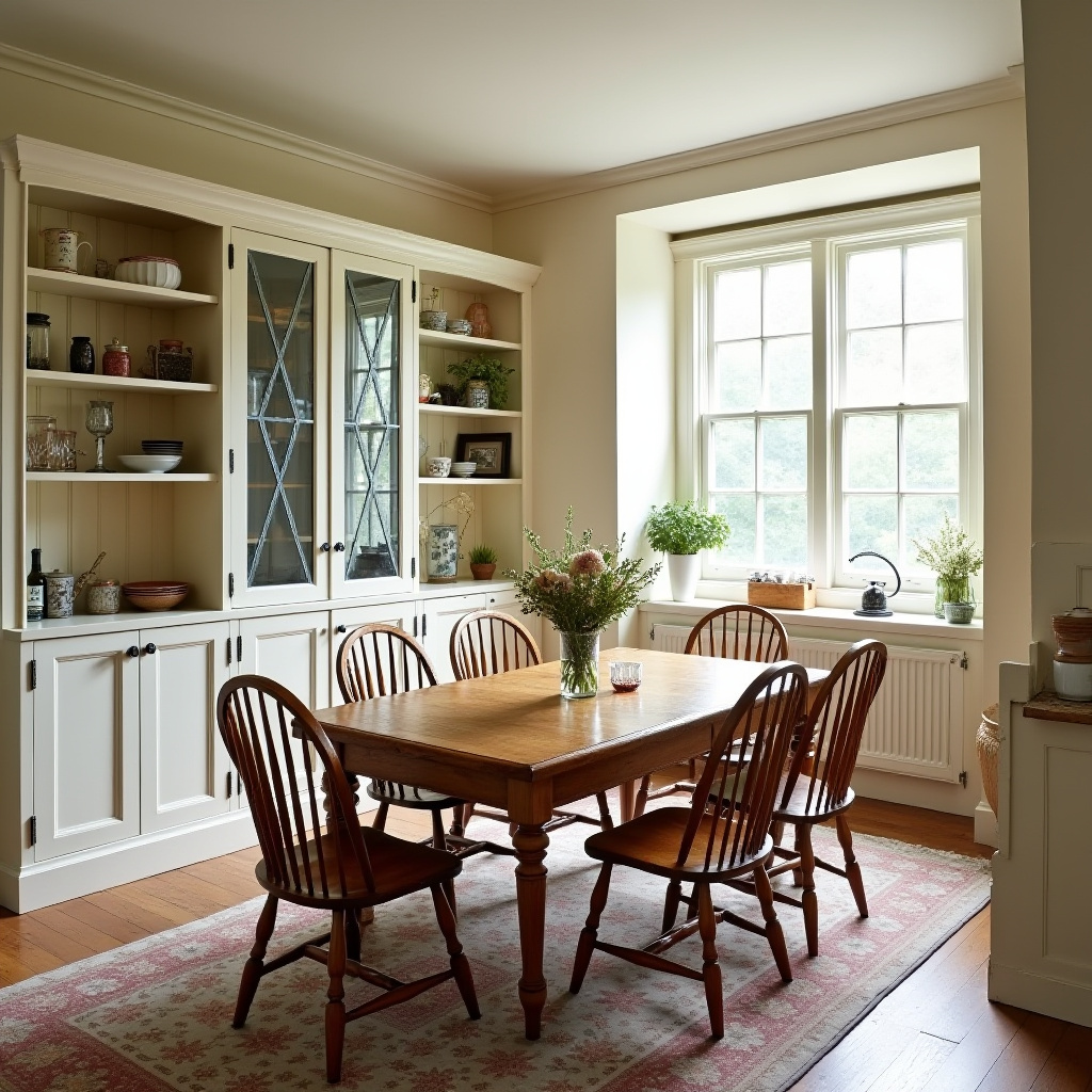 built in hutch dining room 20