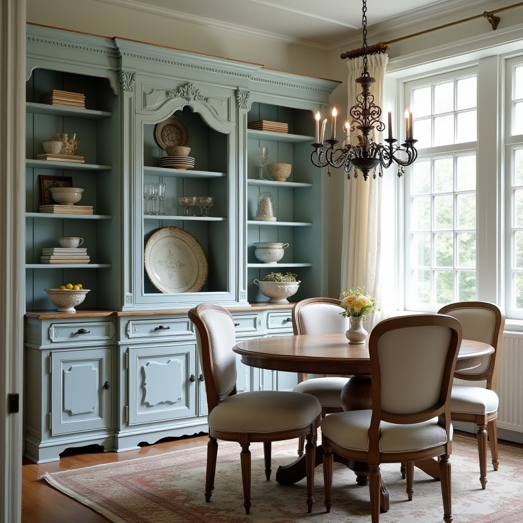 built in hutch dining room 30