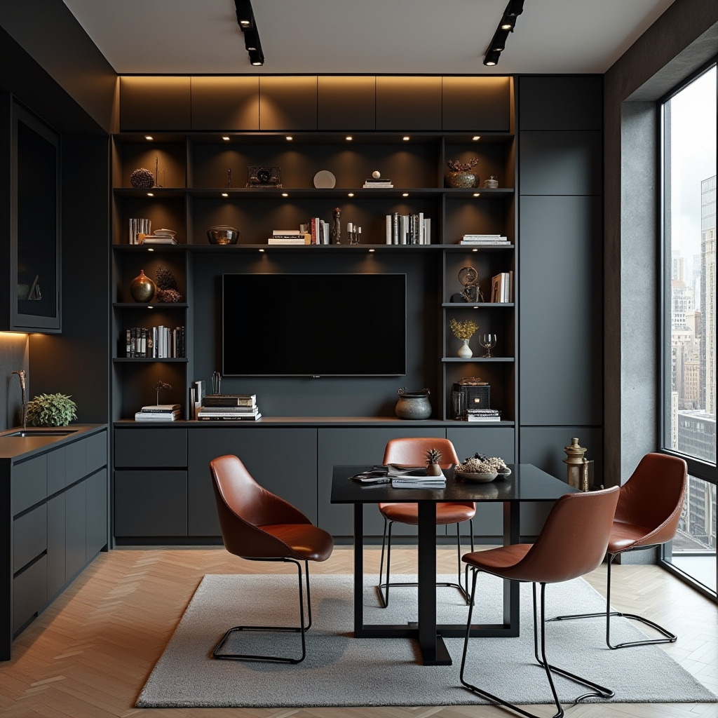 built in hutch dining room 32