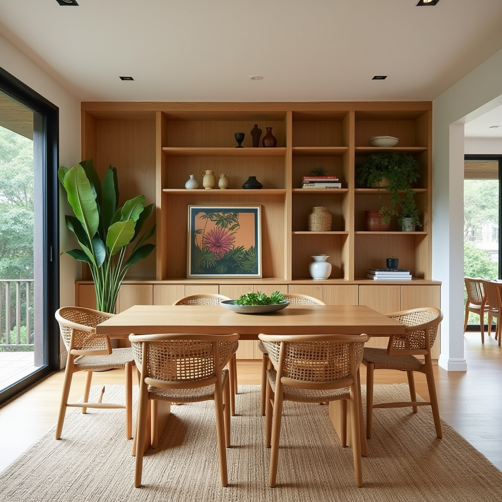 built in hutch dining room 33