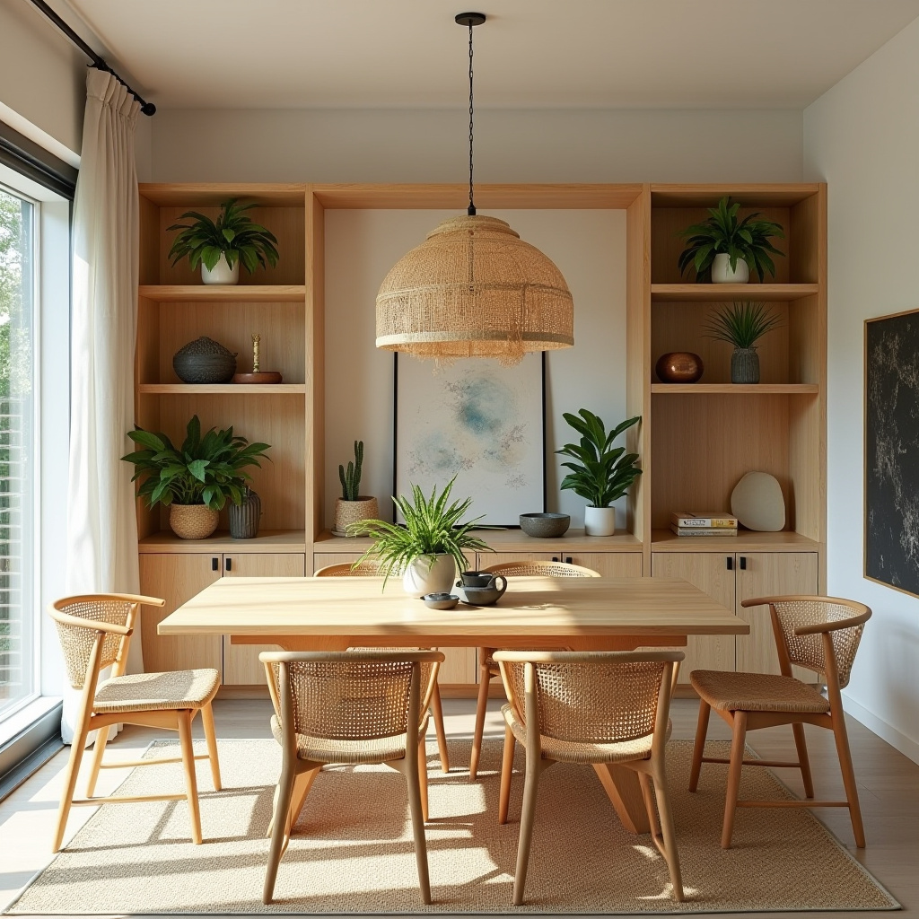 built in hutch dining room 34