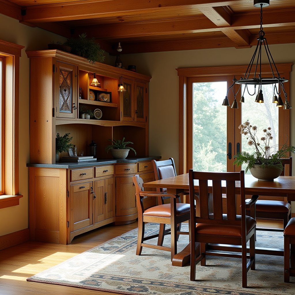 built in hutch dining room 37