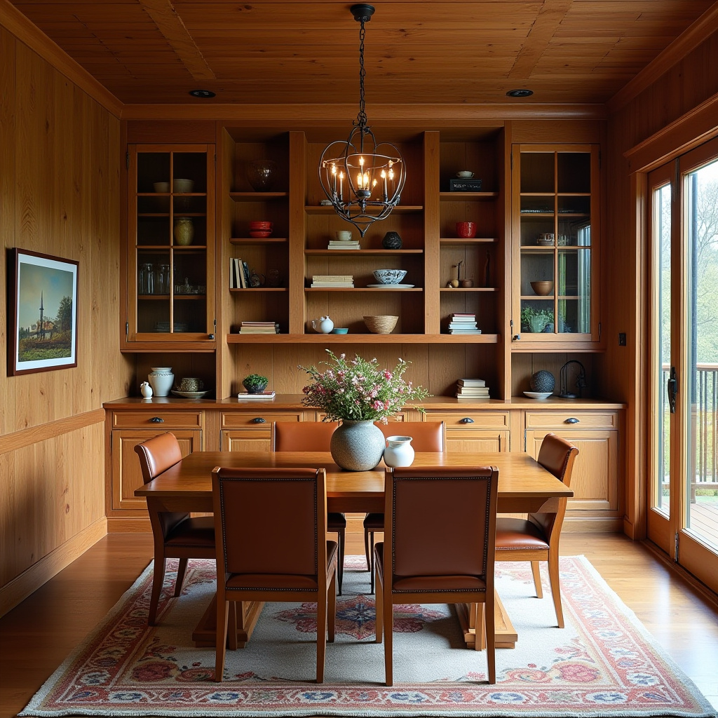 built in hutch dining room 38