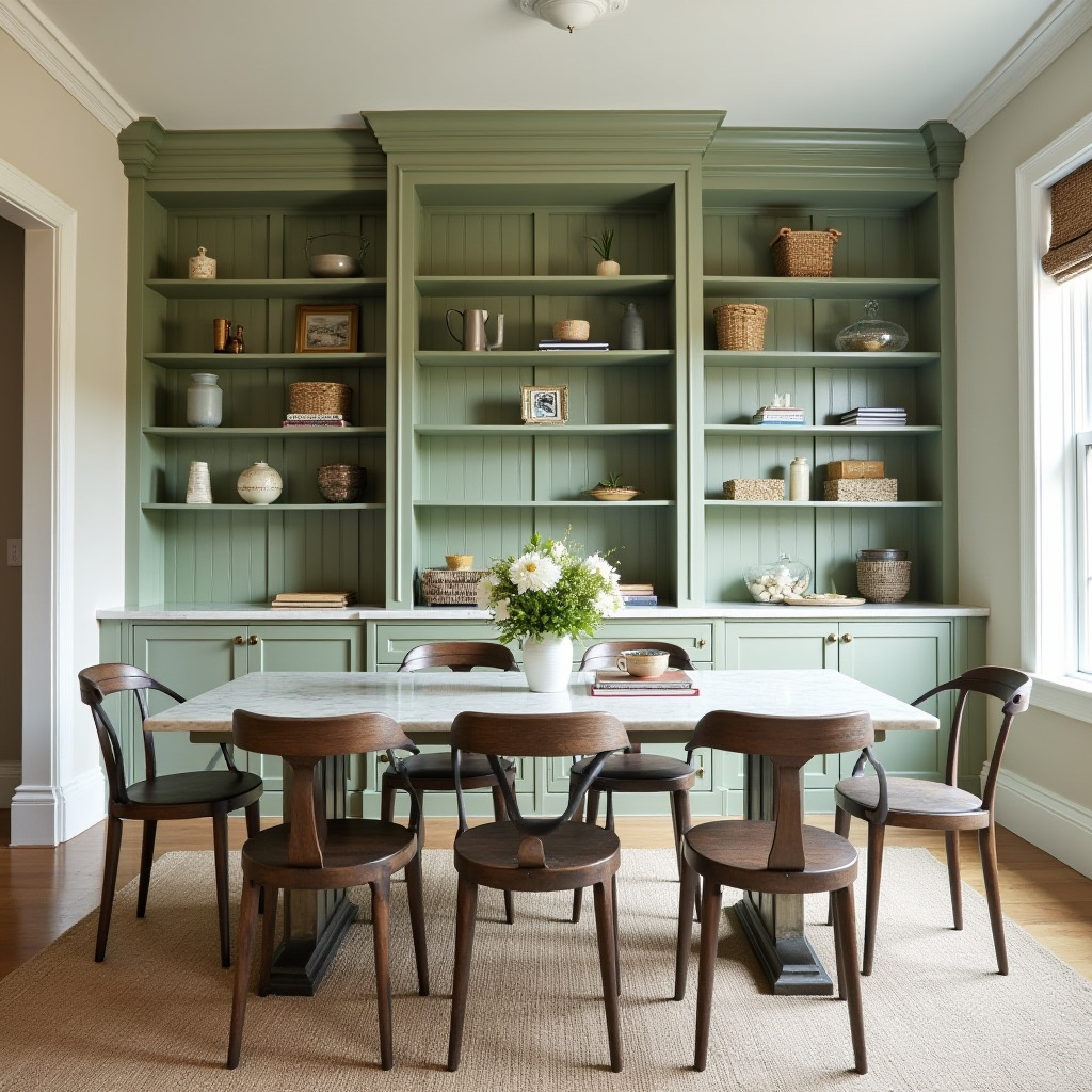 built in hutch dining room 5
