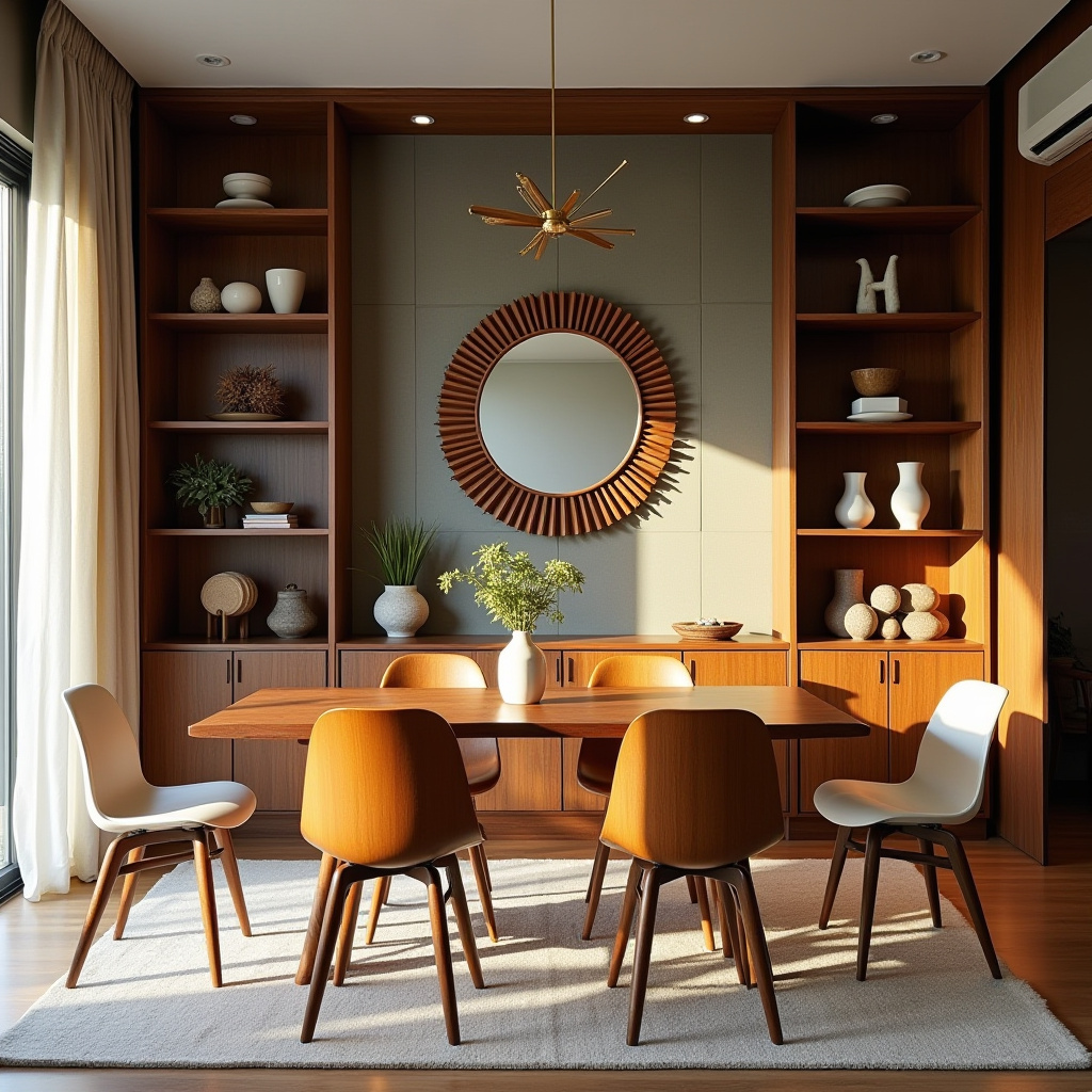 built in shelves dining room 10