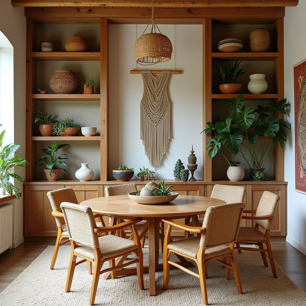 built in shelves dining room 12