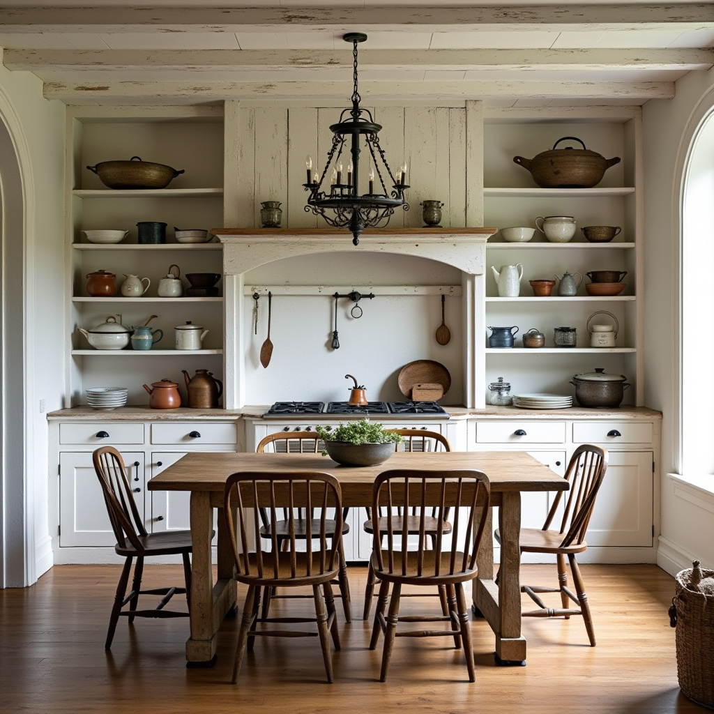 built in shelves dining room 16