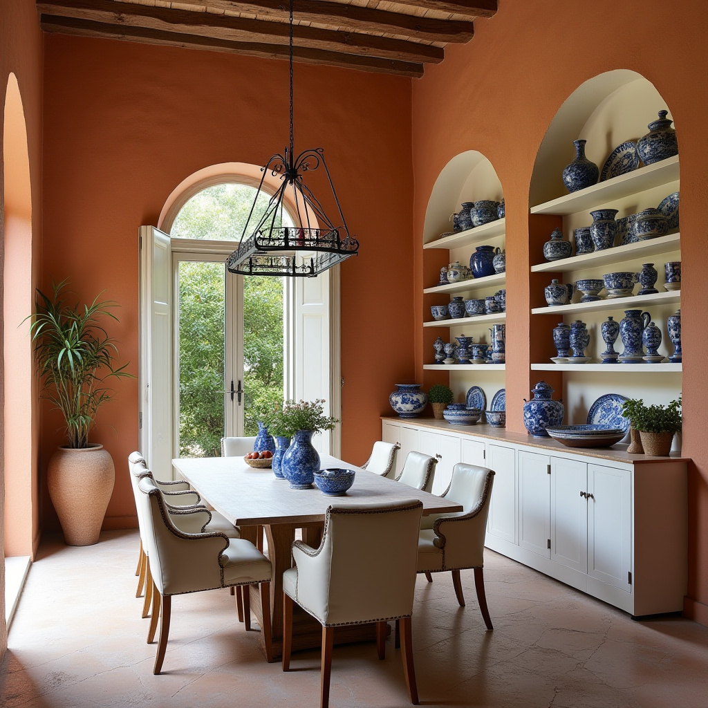 built in shelves dining room 28