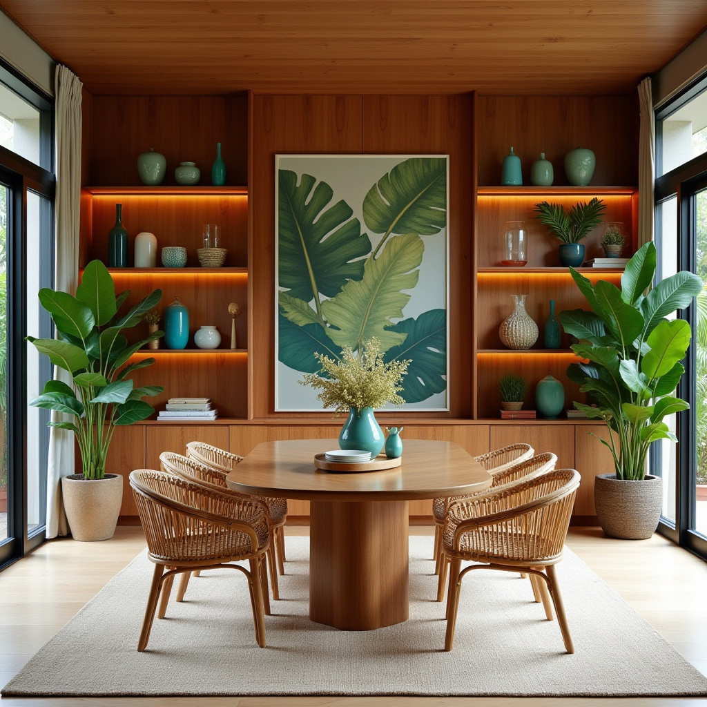 built in shelves dining room 35