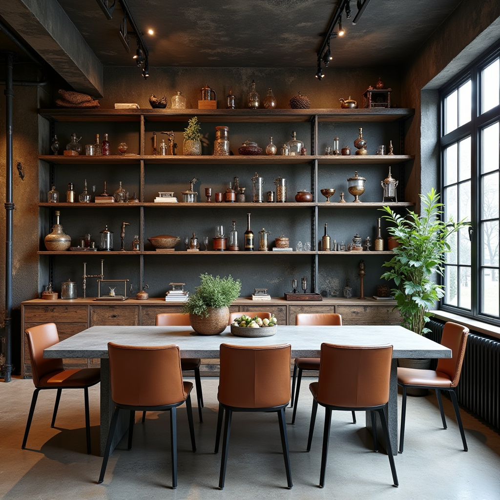 built in shelves dining room 37