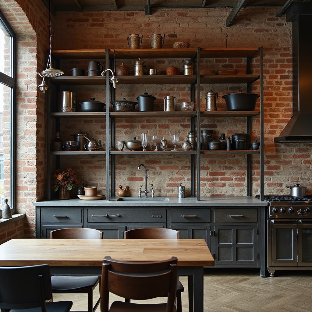 built in shelves dining room 5