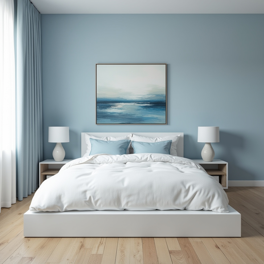 coastal blue bedroom 13