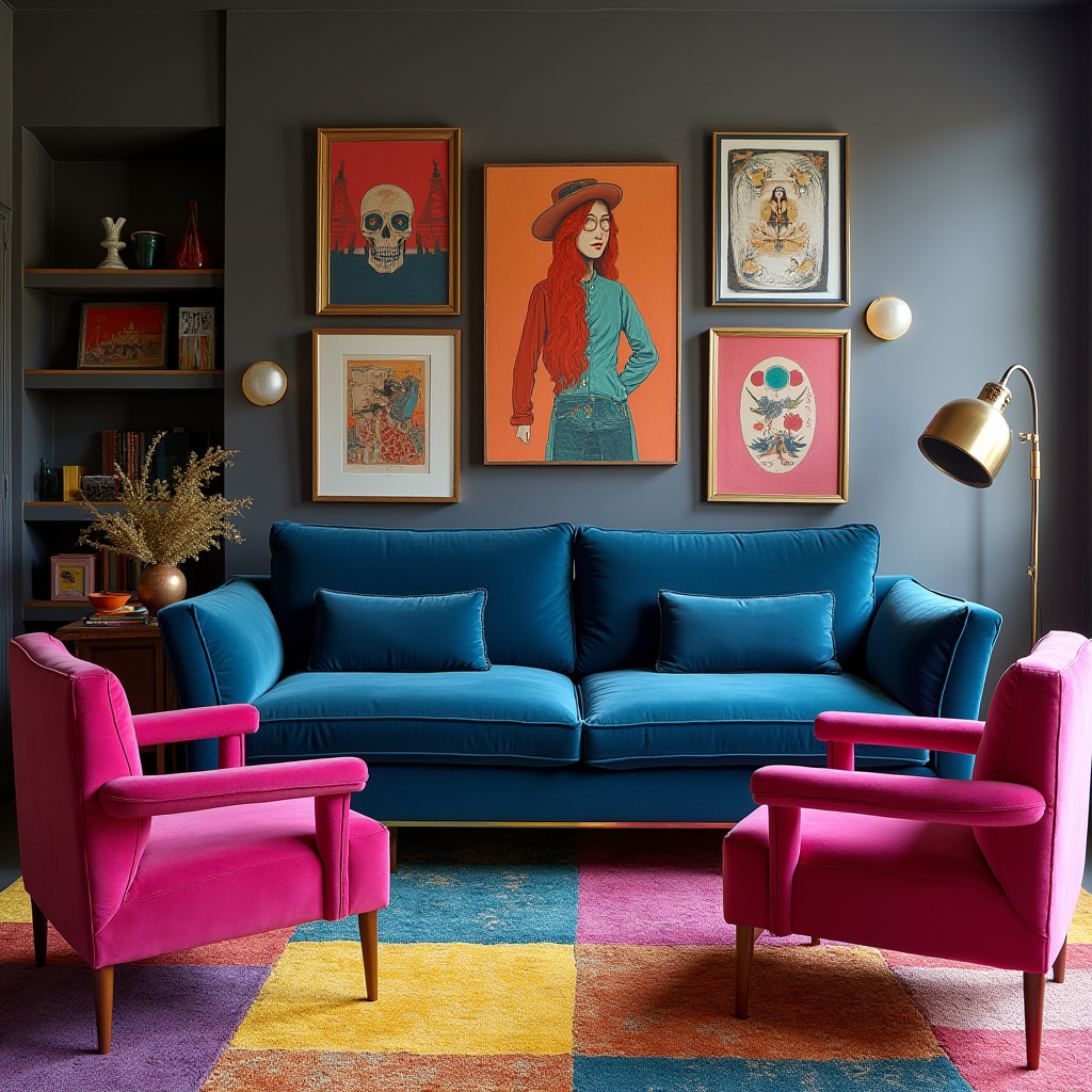 colorful living room ideas 11