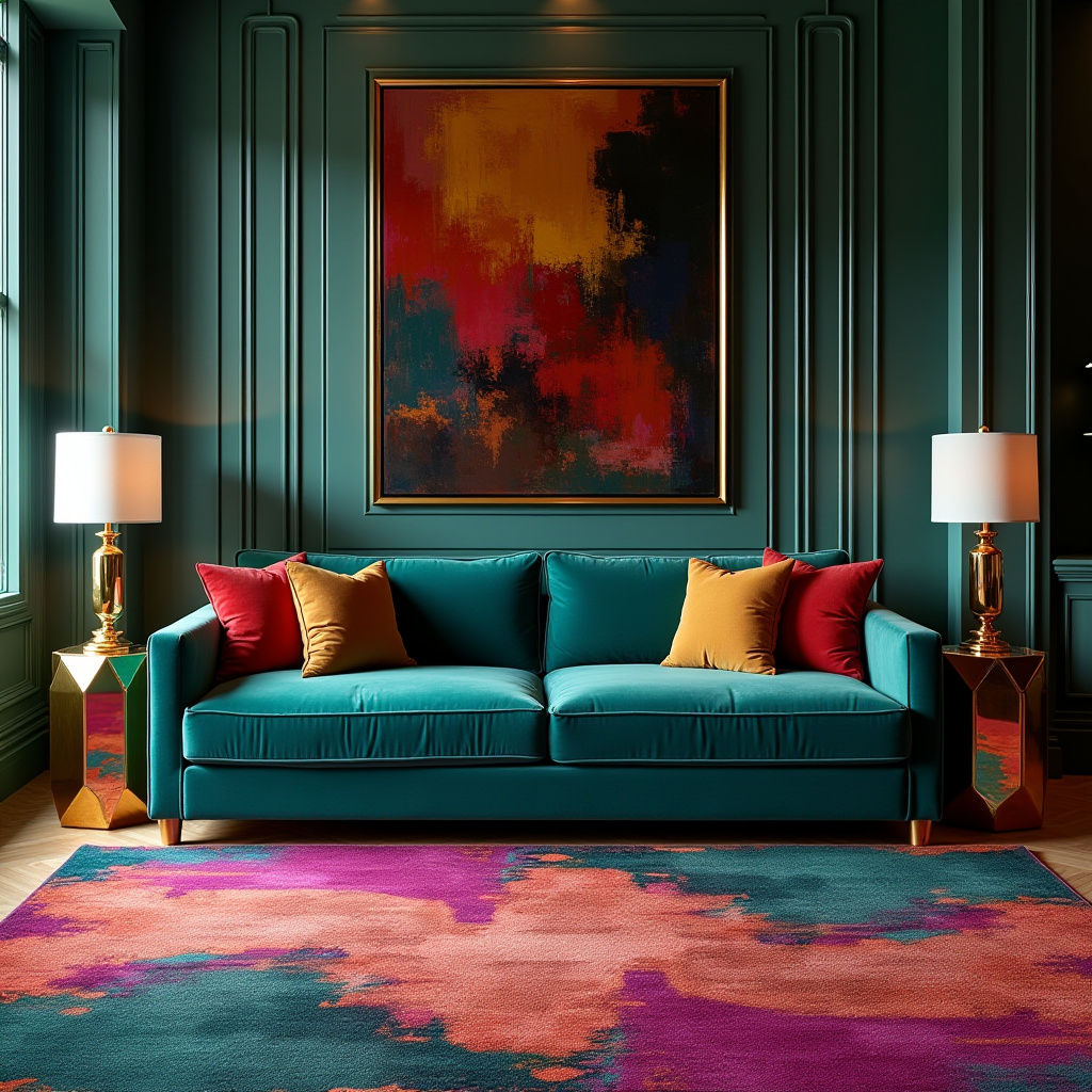 colorful living room ideas 24
