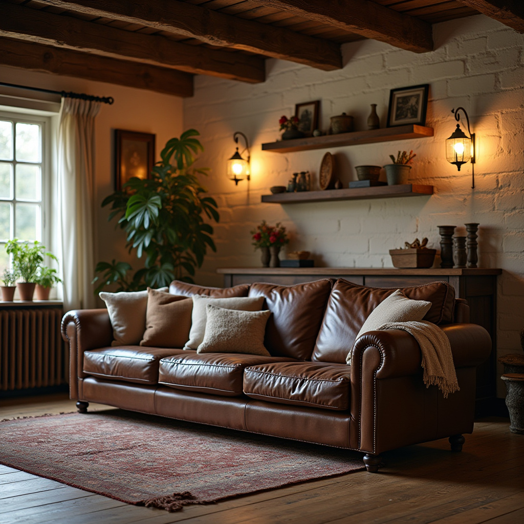 couch in middle of living room 14