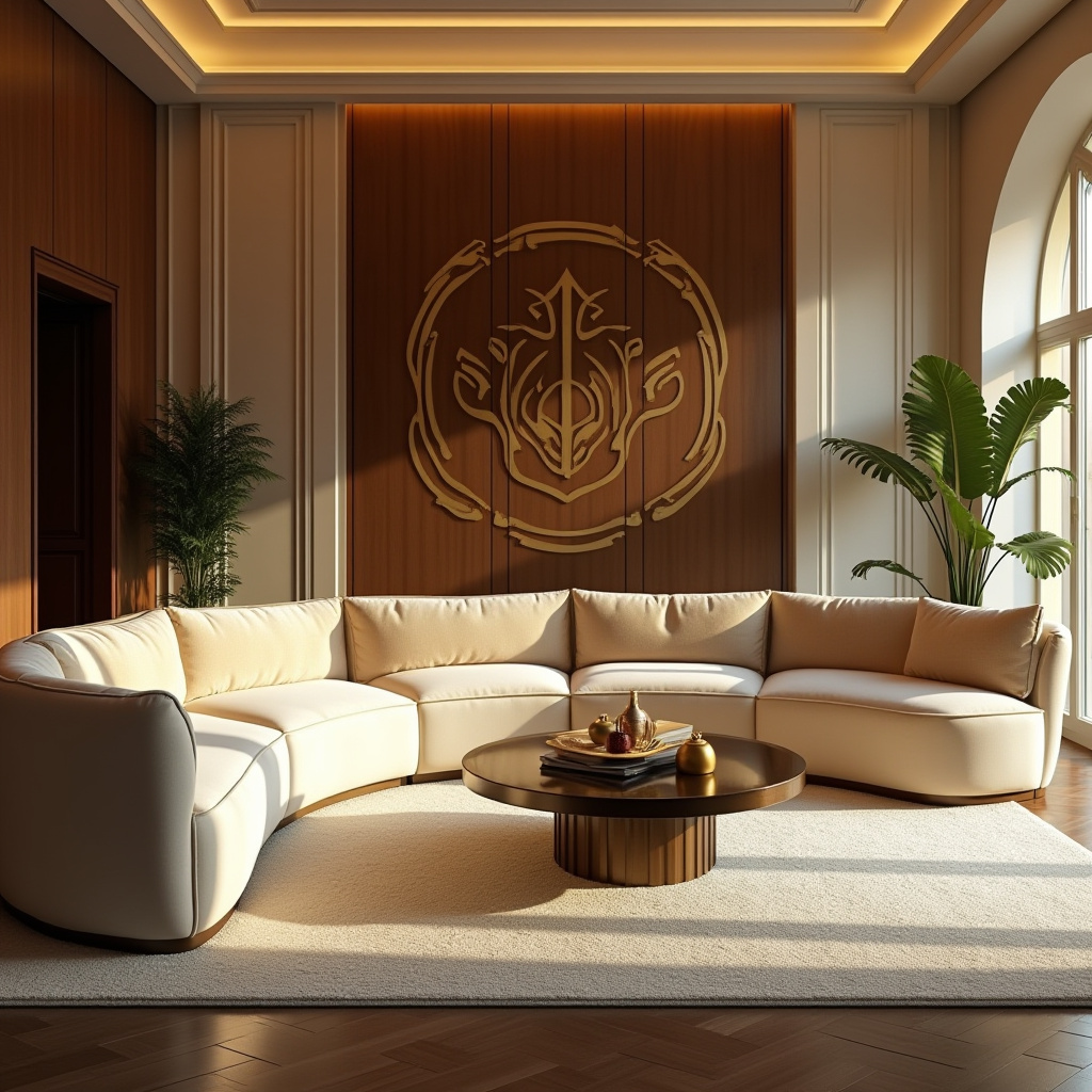 couch in middle of living room 22