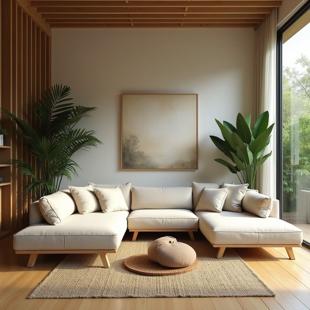couch in middle of living room 24