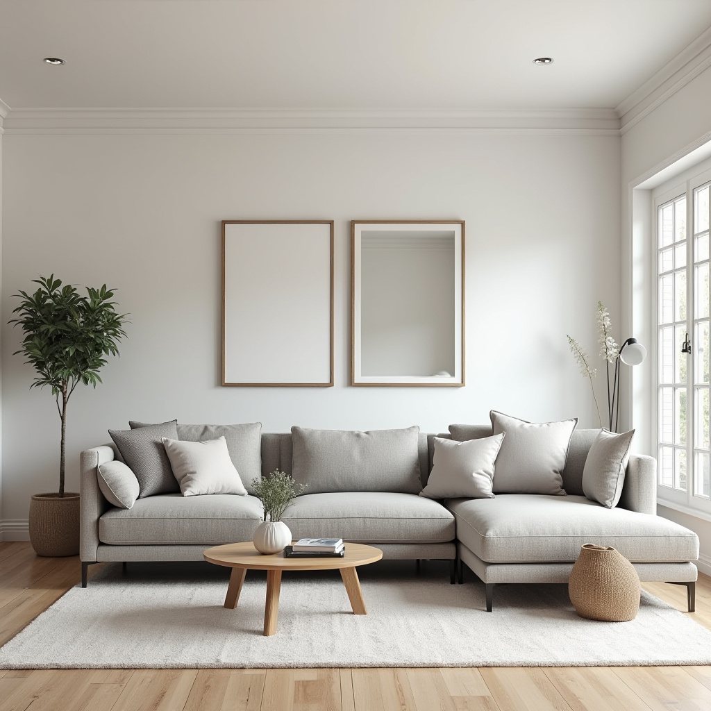couch in middle of living room 26