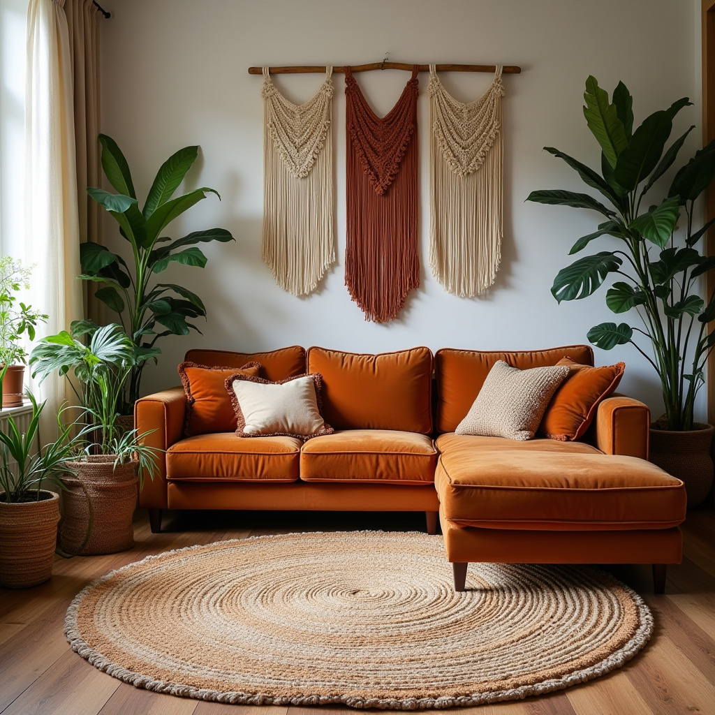 couch in middle of living room 7