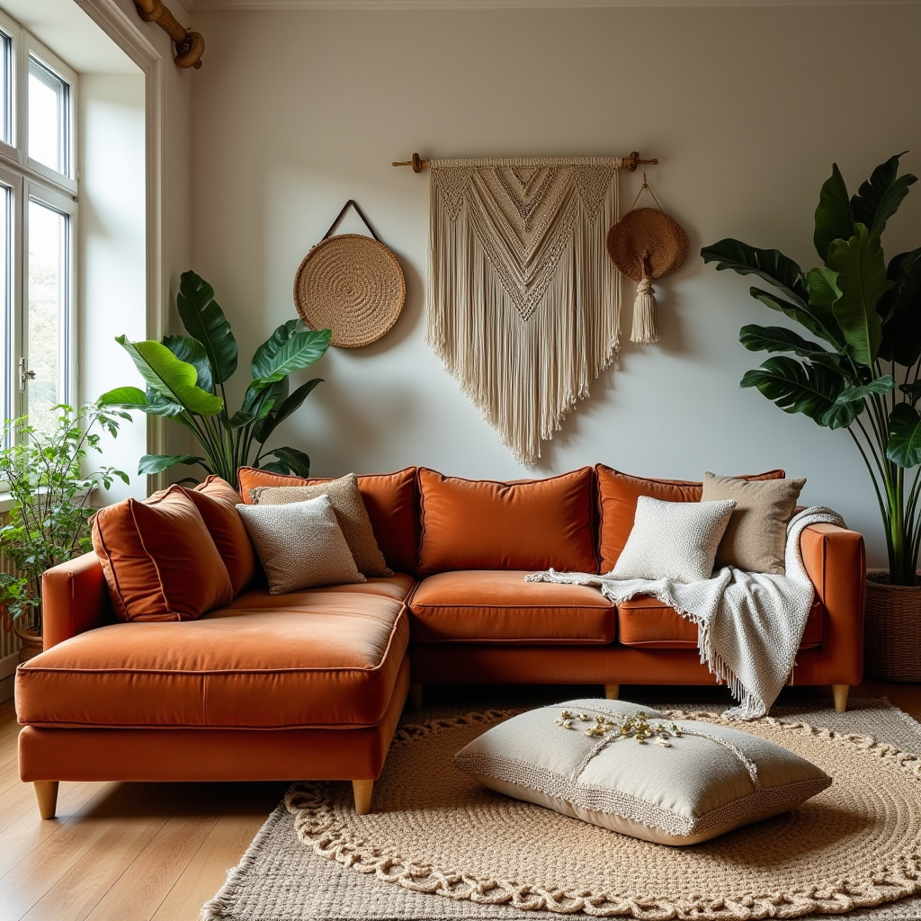 couch in middle of living room 8